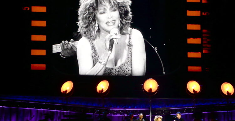 Photograph from Tina Turner concert